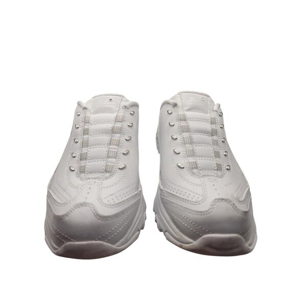 Skechers D'Lites Sneakers White Memory Foam Slip On Excellent Condt Sz 9 - Picture 2 of 10